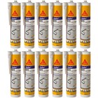 12x Sikaflex 111 Stick & Seal elastischer Kleb- und Dichtstoff 290ml Kartusche