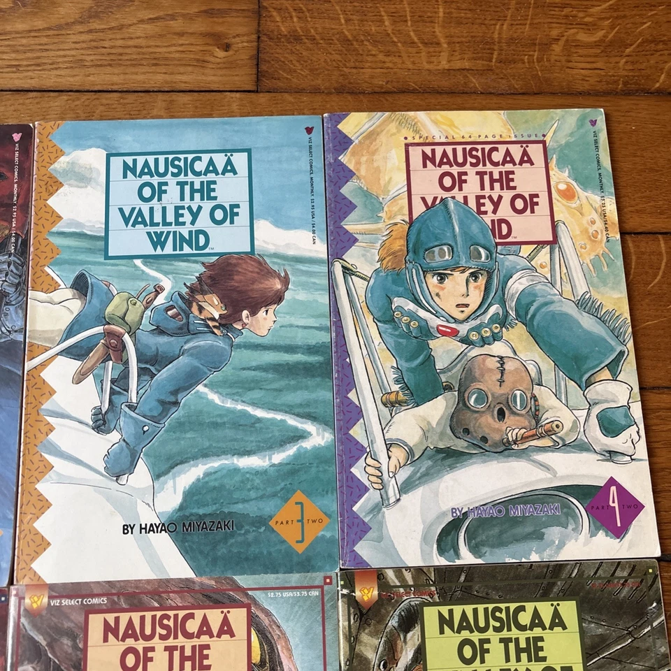 Lot Comics Nausicaa De La Vallée Du Vent Studio Ghibli 1993 Hayao Miyazaki - Photo 3/4