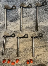 Lot of Black Diamond Turbo Ice Screws, 6x, 19cm and 22cm