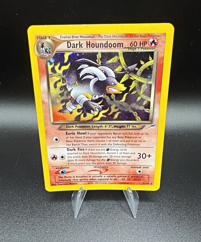 Pokemon TCG Dark Houndoom Neo Destiny 7/105 Holo Rare Unlimited NM NEAR MINT