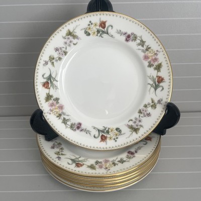 WEDGWOOD MIRABELLE BONE CHINA BROT- UND BUTTERTELLER X6
