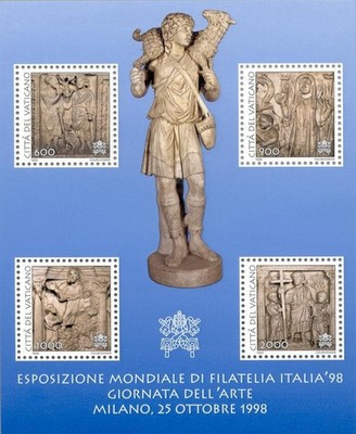 VATICAN, 1998 PHILATELIC EXPO ''ITALY 98'', Sass. BF 34 MNH**