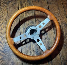 Vintage Grant Classic 13.5 Mahogany Steering Wheel With Hub