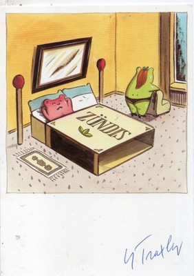 Hans Traxler (Maler, Cartoonist - Neue Frankfurter Schule), sign. KPK