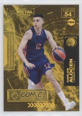2021 Skybox Metal Universe Champions PMG Orange 75/100 Carlos Alocen #54 0a3