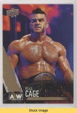 2021 Upper Deck AEW All Elite Wrestling Gold Brian Cage #45 READ 1tr