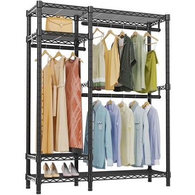 VIPEK V2 Heavy Duty Clothes Rack, Portable Metal Clothing Racks with 4 Tiers ...