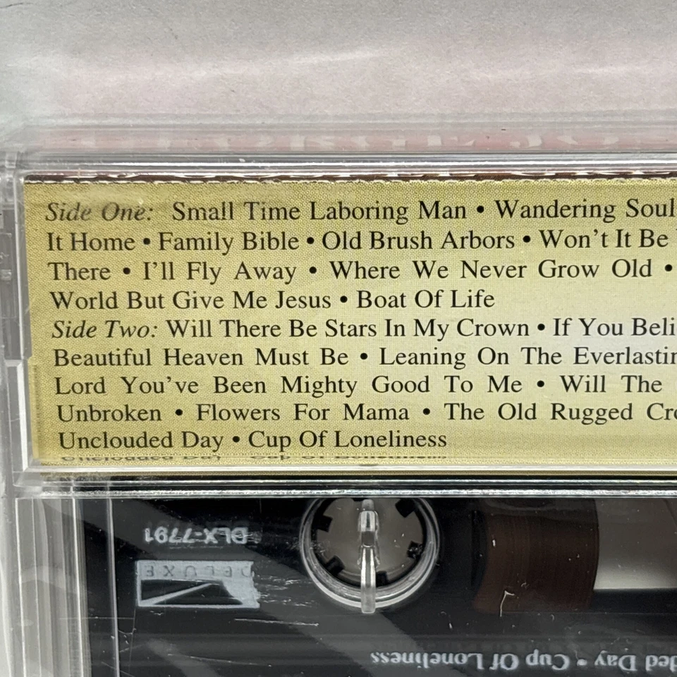 George Jones 20 Gospel Greats Music Album Cassette DLX-7791 Sealed - Image 4 of 4