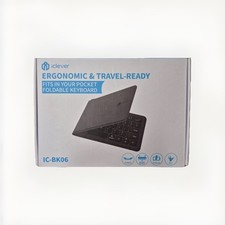 iClever BK06 Split Foldable Wireless Keyboard Brand New Never Opened!