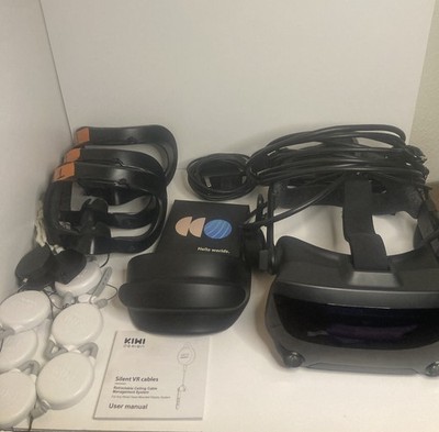 VALVE INDEX VR Virtual Reality Headset w Cables, 3 Face Gaskets & More- Tested