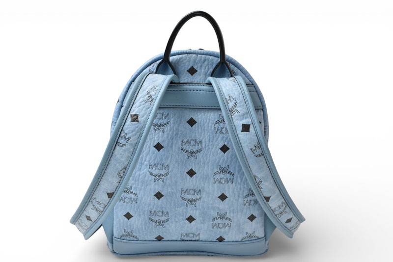 MCM Authentic Mini Stark Backpack with Side Studs… - image 4