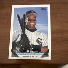 Topps 1993 Frank Thomas #150 Chicago White Sox MLB Baseball Trading Card