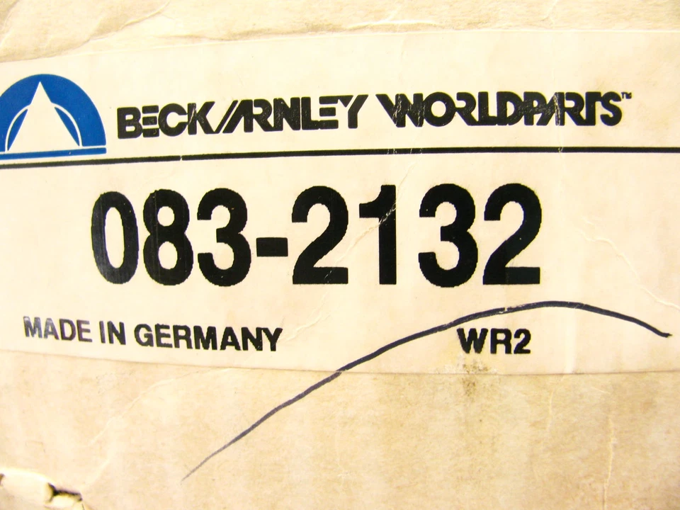 Beck Arnley 083-2132 Front Brake Rotor For 1984-1989 Porsche 911, German Made - Image 3 of 3