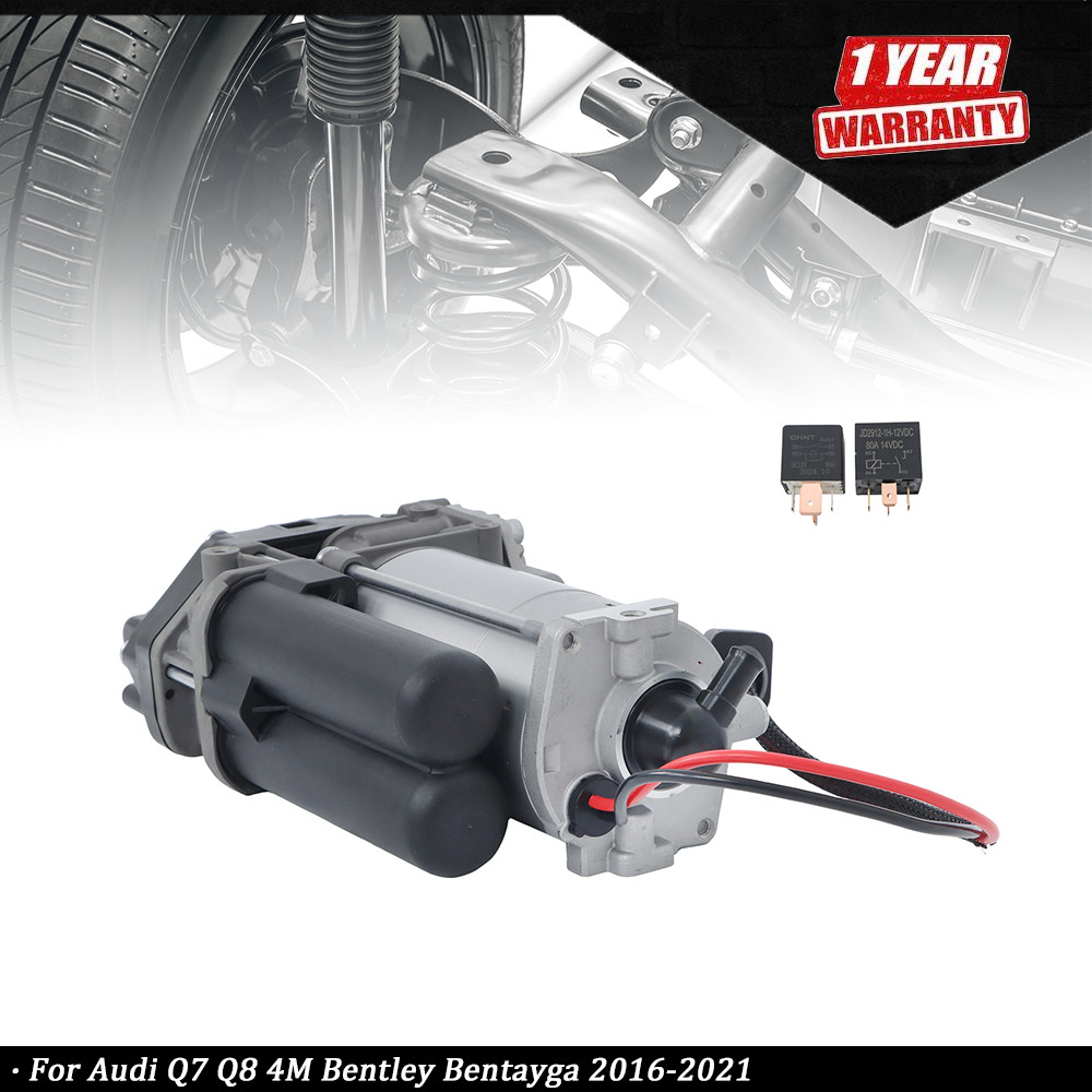 Air Suspension Compressor Pump New For Audi Q8 4M For Bentley Bentayga 2016-21