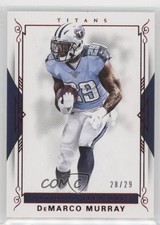 2017 Panini National Treasures Red Jersey Number 28/29 DeMarco Murray #31 2o7