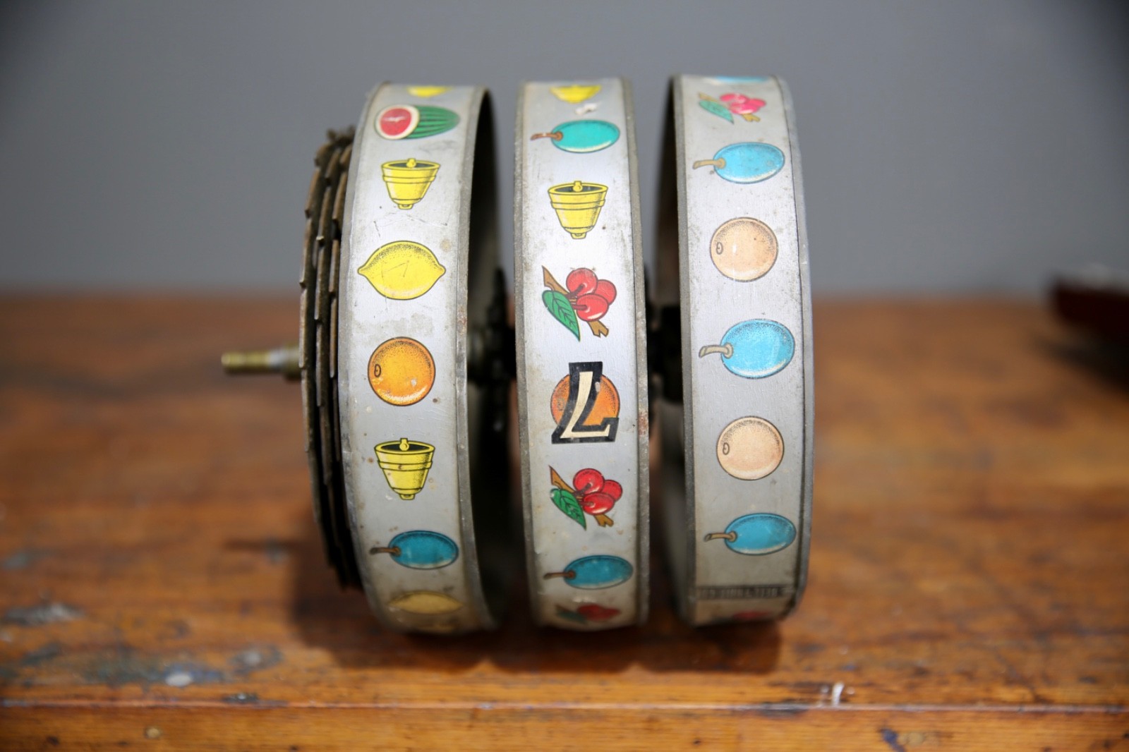 Antique Mills Slot Machine Reel Bundle Mechanism Parts Vintage High Top Original