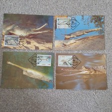 Tarjetas de cocodrilos WWF ×4 Bangladesh