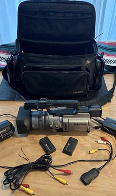 Sony DCR VX2100e (DV Mini Camcorder)-w/ case, batteries, power adapter, cables
