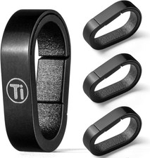 TISUR Titanium Key Ring Clip, Small Carabiner Keychain,Mini Snap Keyring