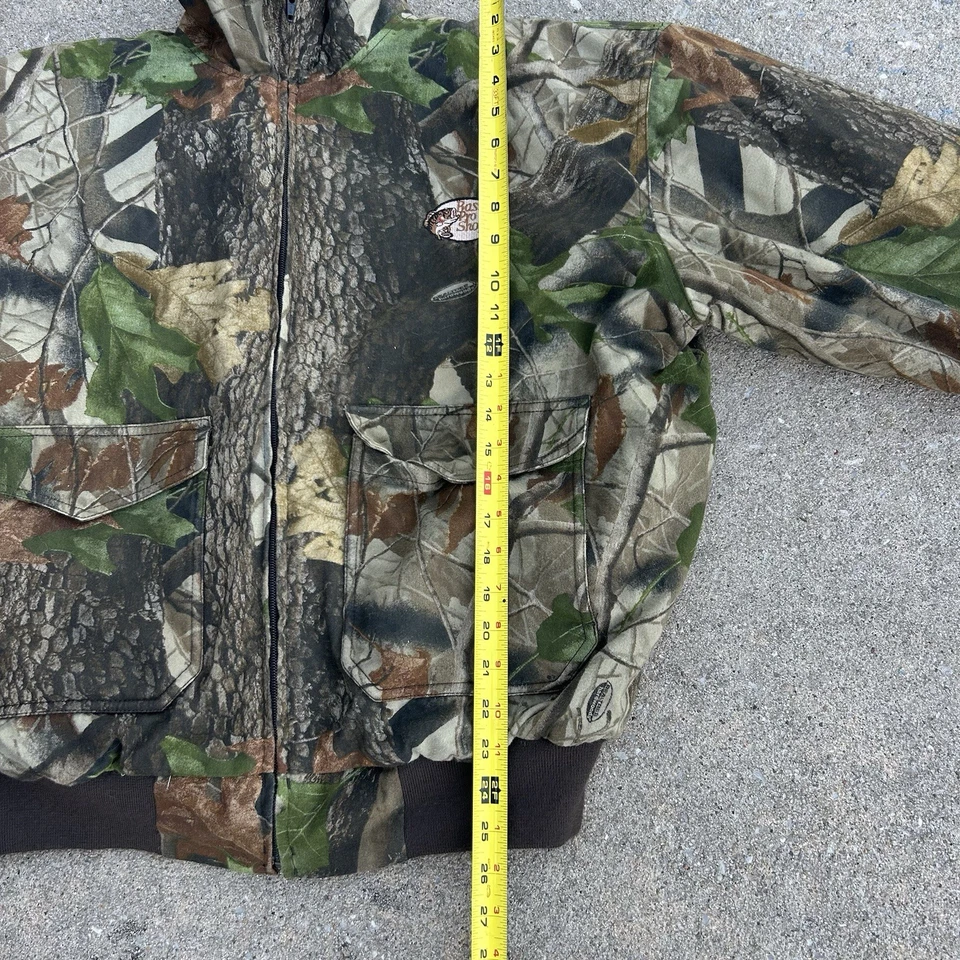 RedHead Mens XL Camo Mossy OaK Hunting Coat W/ Detachable Liner Full Zip - Image 4 of 4