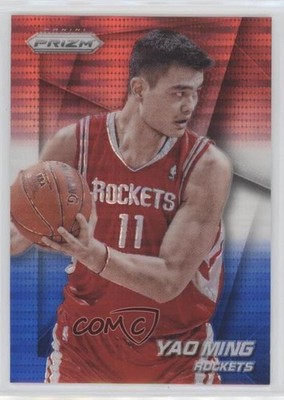 2014-15 Panini Prizm Red White & Blue Pulsar Prizm Yao Ming #240 HOF 6o3