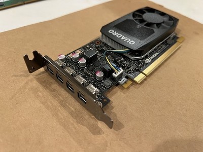 Nvidia Quadro P1000 4GB GDDR5 PCI-Express Video Card Dell 01DX71  Low Profile