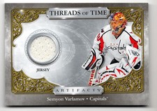 2020-21 Upper Deck Artifacts Threads of Time Semyon Varlamov Washington Capitals
