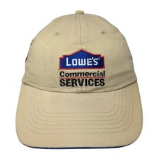 Lowe's Commercial Services Strapback Hat Beige One Size Embroidered