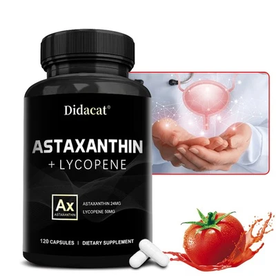 Astaxanthin-Kapseln für die Gesundheit von Haut, Augen, Gelenken und Herz - Bild 1 von 4