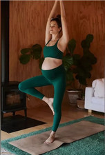 NWT Free People X Hatch Maternity Never Better Legging Size Medium Green