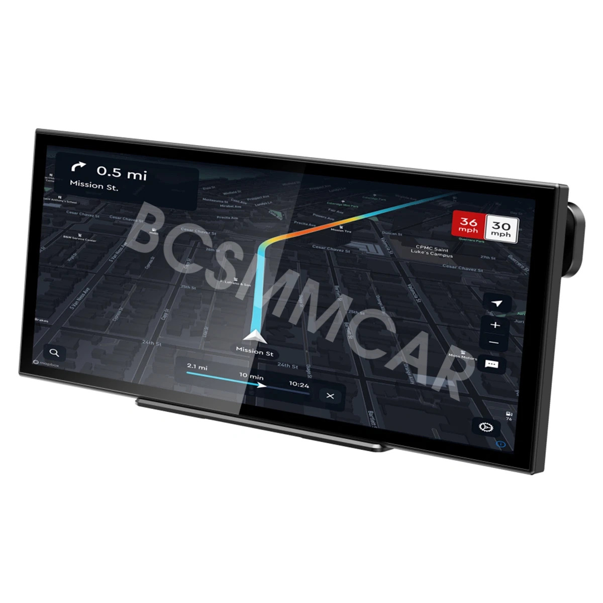 Autoradio Portatile 12.3" per Apple CarPlay Doppia Dash Cam Loop Registrazione BT FM - Immagine 1