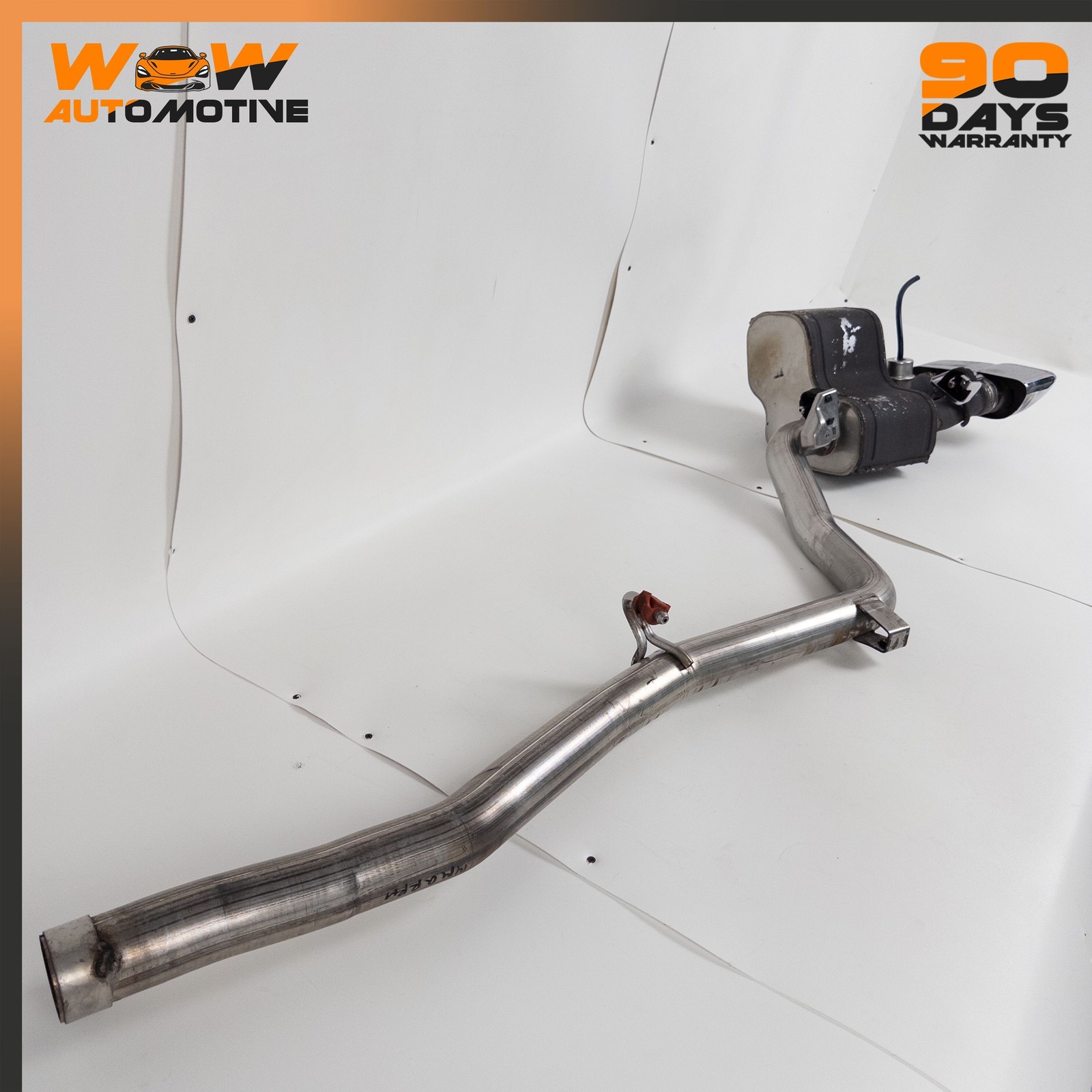 13-19 MASERATI QUATTROPORTE GTS 3.8L V8 LEFT DRIVER SIDE EXHAUST MUFFLER OEM