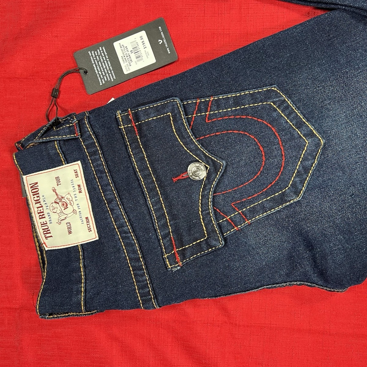 True Religion Jeans Mens Size 30x32 Rocco Relaxed Skinny