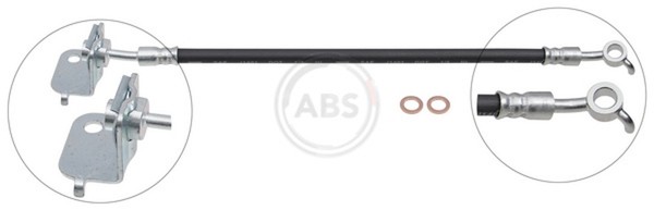 Bremsschlauch A.B.S. Sl 1693 FüR Kia Sorento 3 Um Crdi 4WD Gdi-image