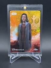 Leia Organa     BASE GOLD MINI DIAMONDS /50 2025 Topps Chrome Star Wars