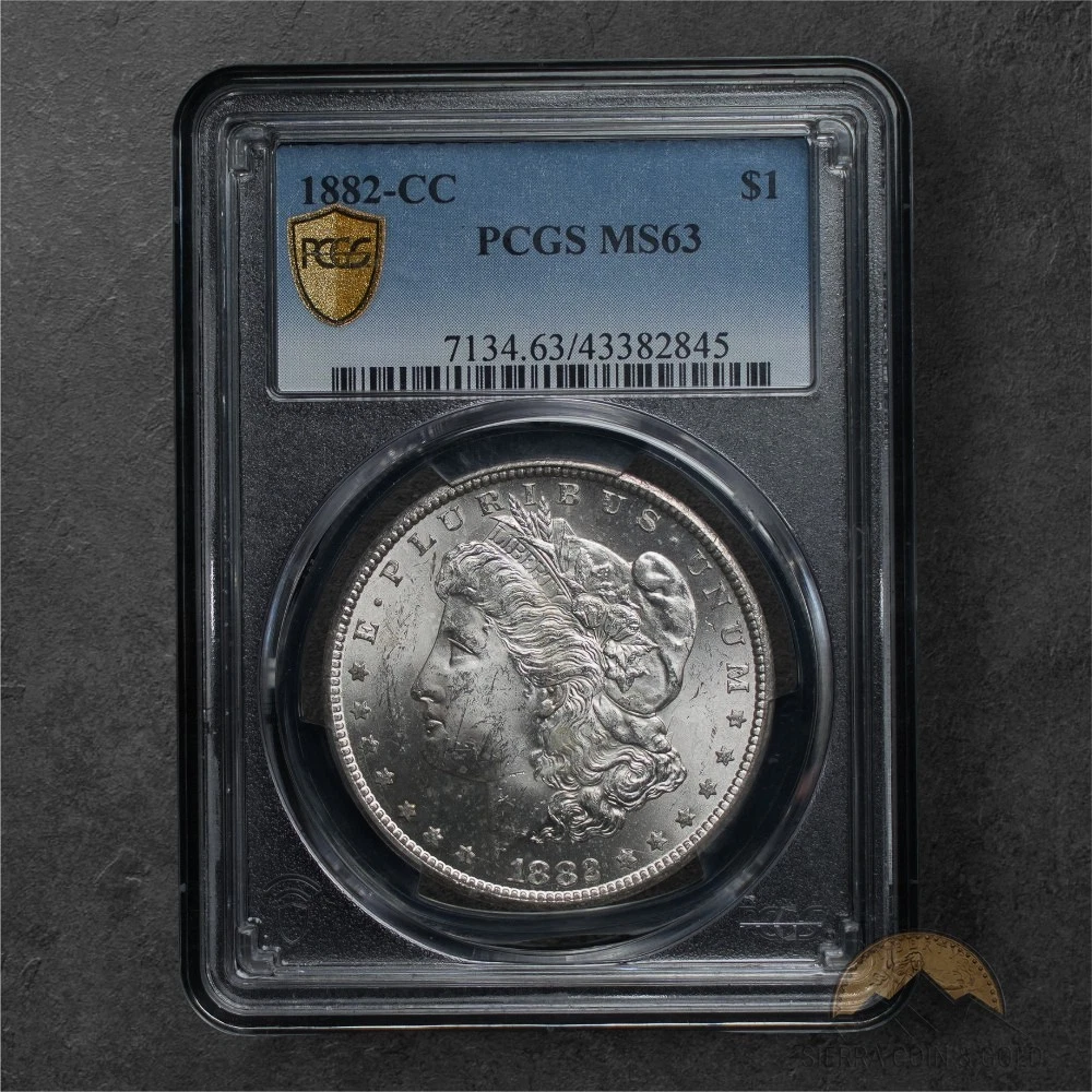 Carson City Grade MS 63 1882 Year Morgan US Dollars (1878-1921