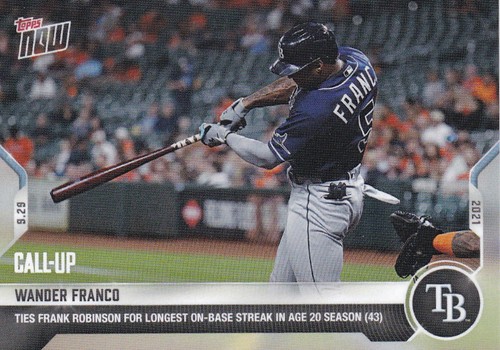 2021 Topps Now 880 Wander Franco