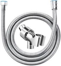 5FT Shower Head Hose Handheld Extra Long Stainless Steel Bathroom Flexible Tube