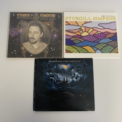 Sturgill Simpson 3 CD Lot Metamodern Sounds, High Top Mountain, Sailor's Guide