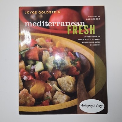 Mediterranean Fresh Cookbook  by Dan Barber Autographed Copy
