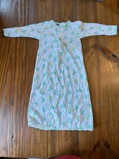 Vintage Carters Baby Infant Sleeper Cinched Bottom Nursery Rhymes Layette Size