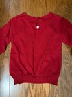 Girls Size 7 CARTER'S Gold JOY Christmas Elastic Waistband Dark Red Top — photo 9