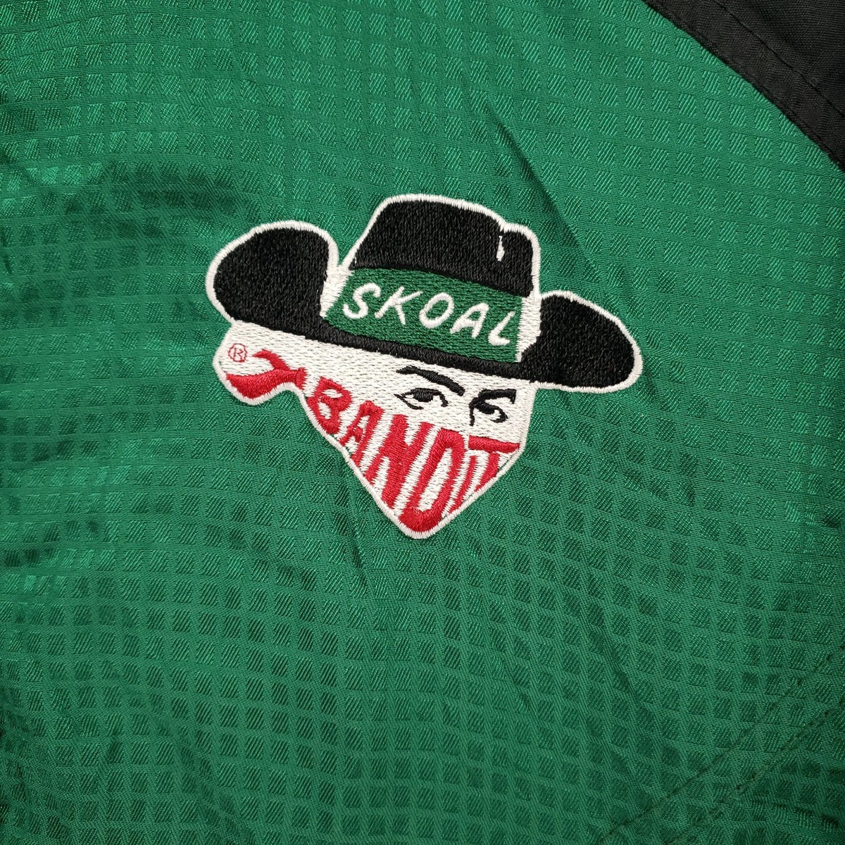 Skoal Bandit Racing Jacket Mens M Medium Green NASCAR K Products