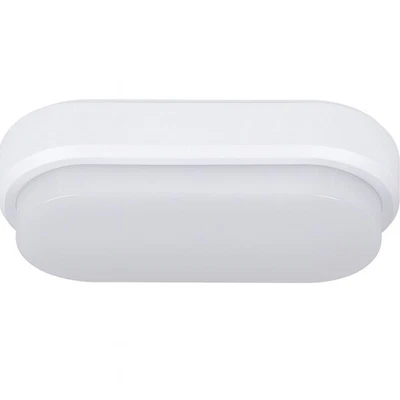 Müller Licht LED Feuchtraum Wand- & Deckenlampe Ipsum Oval in Weiß IP54 550 lm - Bild 1 von 3