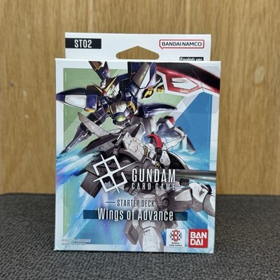 Bandai Namco Gundam Card Game ST02 Wings of Advance Starter Deck Englisch