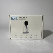 Blink Mini Pan-Tilt Rotating Indoor Plug-in Smart Security Camera Sealed/New