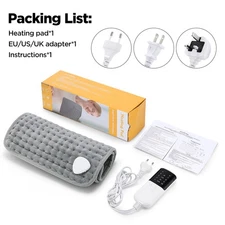 10 Mode Electric Heat Pad Adjustable Heating Mat Warmer Blanket Back Pain Relief