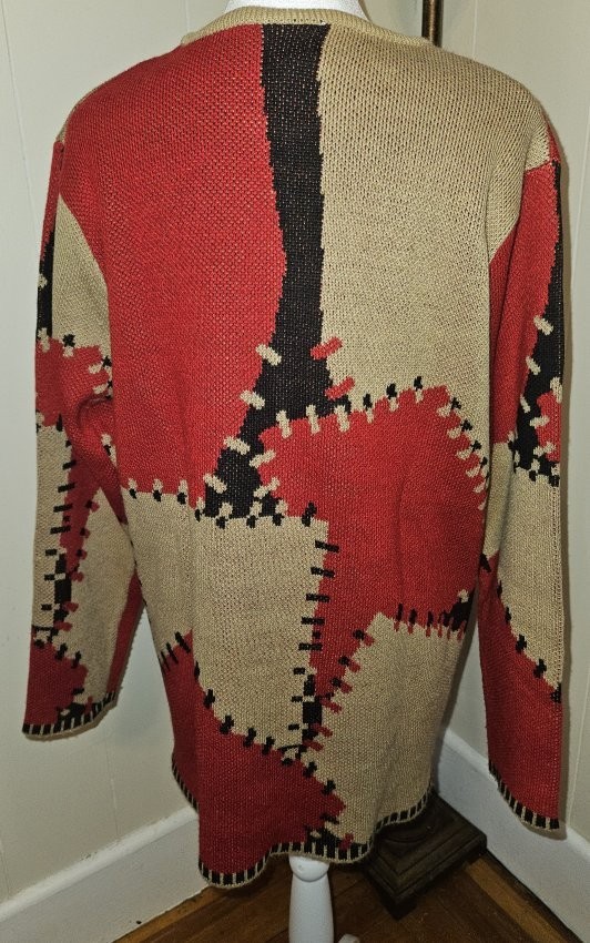 BFA CLASSICS Patchwork Pullover Sweater Ladies La… - image 6