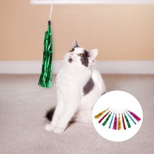 10 Pcs Cat Teaser Toys Wand Replacement Refills Interactive Play