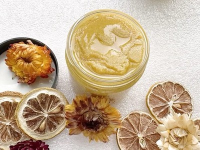 Whipped/ Foaming Sugar Body Scrub. Lemon And Coconut Cream. Amazing Combination